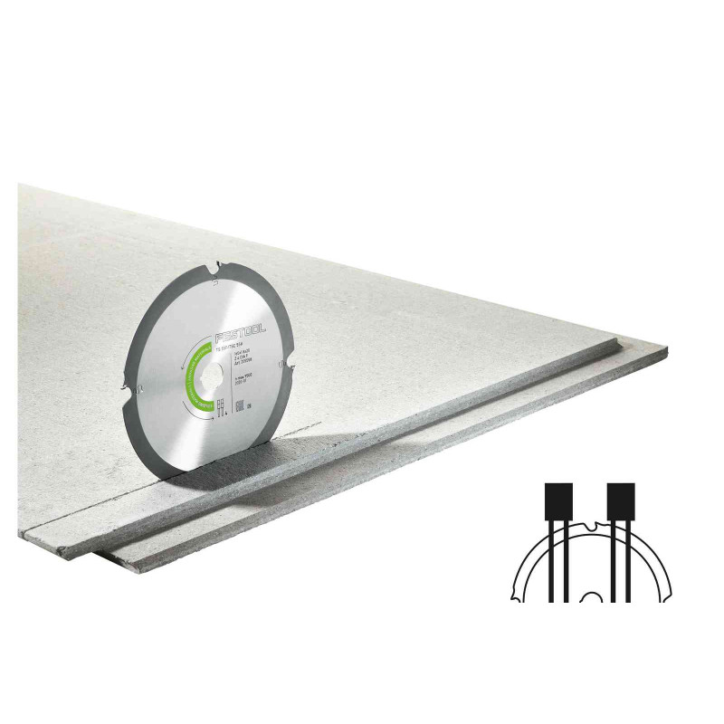 Lame de scie circulaire diamant ABRASIF MATERIALS DIA 160 x 1,8 x 20 F4 4 dents FESTOOL 205558