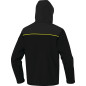 Veste Softshell 3 couches noir jaune TS DELTA PLUS HORT2NJPT