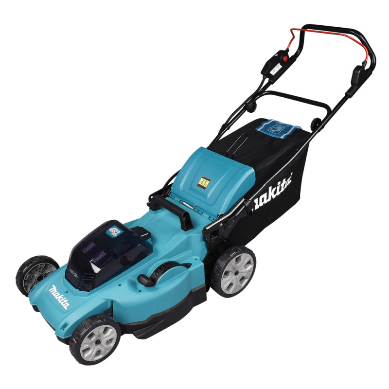 Tondeuse 2x18V 48cm + 2 batteries 5Ah + chargeur MAKITA DLM480CT2