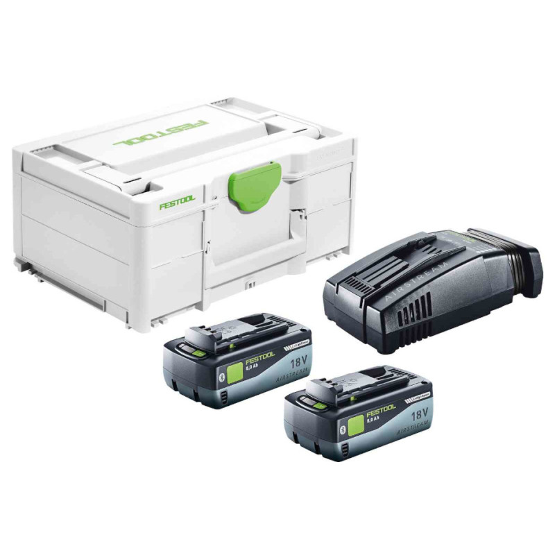 Set énergie 18V SYS 2 x 8,0 SCA 16 + coffret SYSTAINER 3 FESTOOL 577327