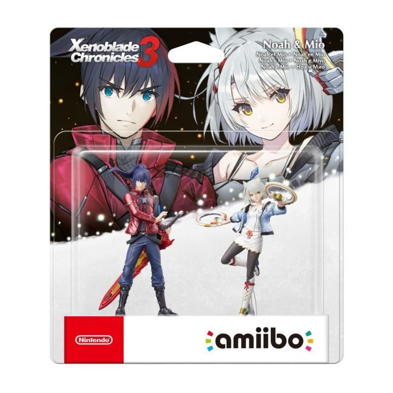 Figurine Amiibo - Noah & Mio | Collection Xenoblade Chronicles