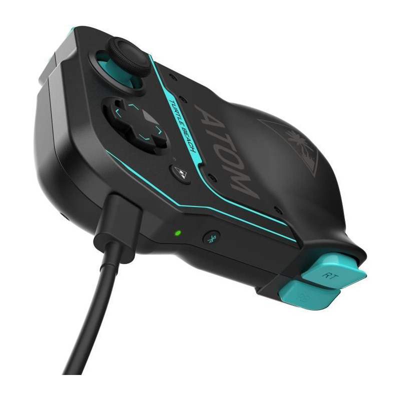 Manette de jeu mobiles Android - Turtle Beach Atom - Bluetooth - Noir/Cyan