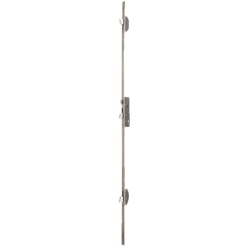 Serrure 3 points à larder ELECTA rouleau Axe 25mm têtière U inox ISEO 785201252