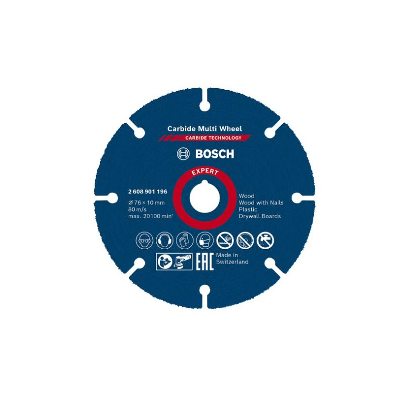 Disques meuleuse angulaire GWS 12V 76 + Mini L BOXX BOSCH EXPERT 061599764G