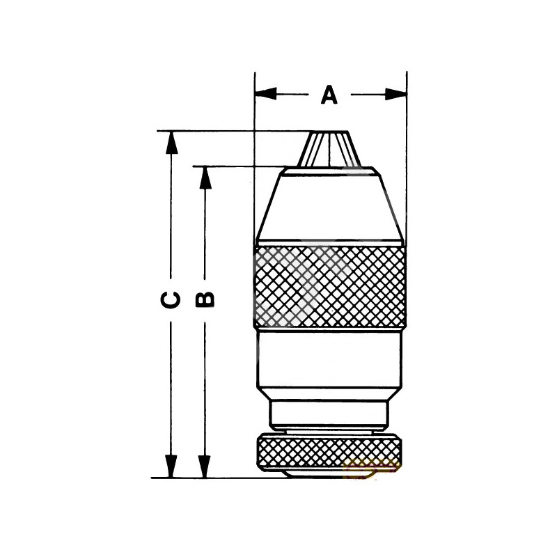 Mandrin auto serrant Série Industrielle CORI 375F12