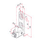 Gond MULTIFIX L réglage de 35 à 70mm pivot Ø12mm TIRARD NA619027