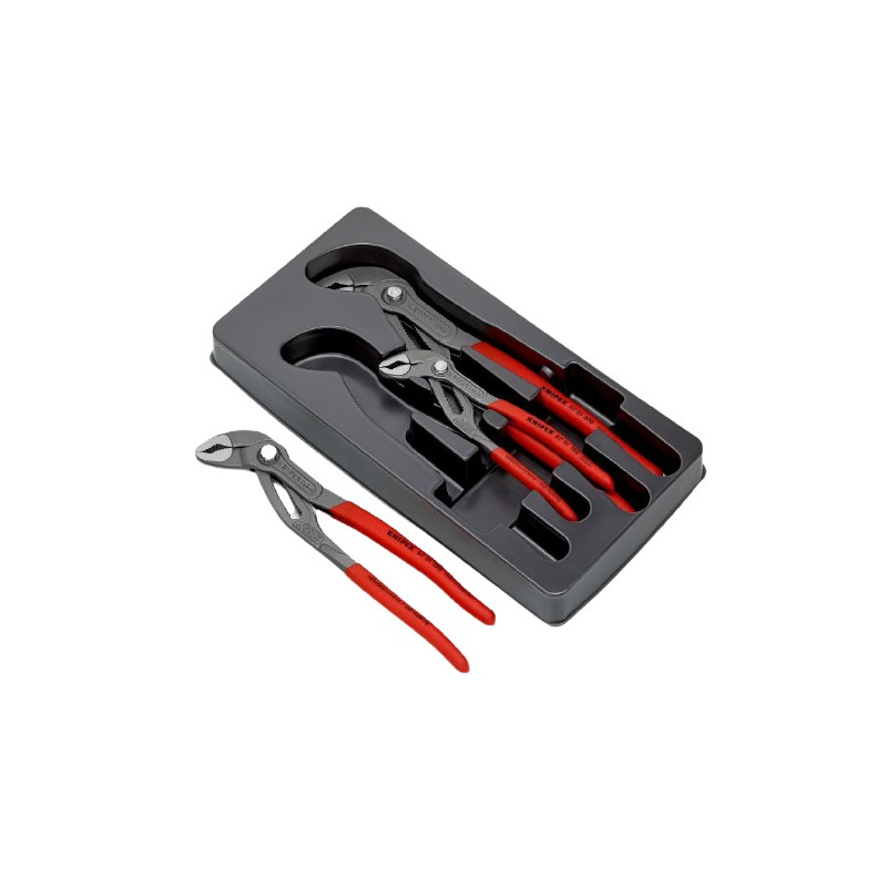 Jeu de 3 pinces multiprises COBRA® KNIPEX 00 20 09 V02