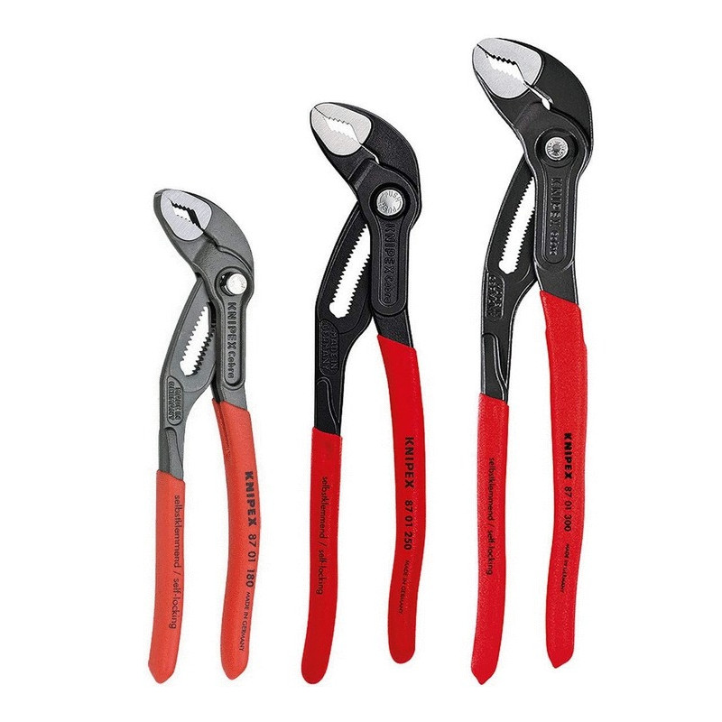 Jeu de 3 pinces multiprises COBRA® KNIPEX 00 20 09 V02