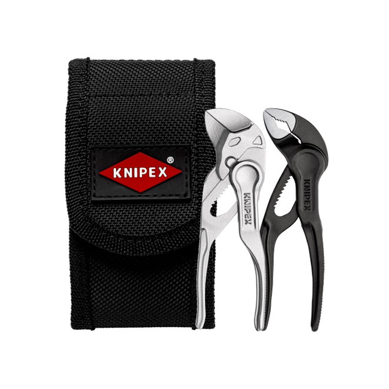 Jeu de mini pinces XS dans une pochette ceinture, à 2 pièces KNIPEX 00 20 72 V04 XS