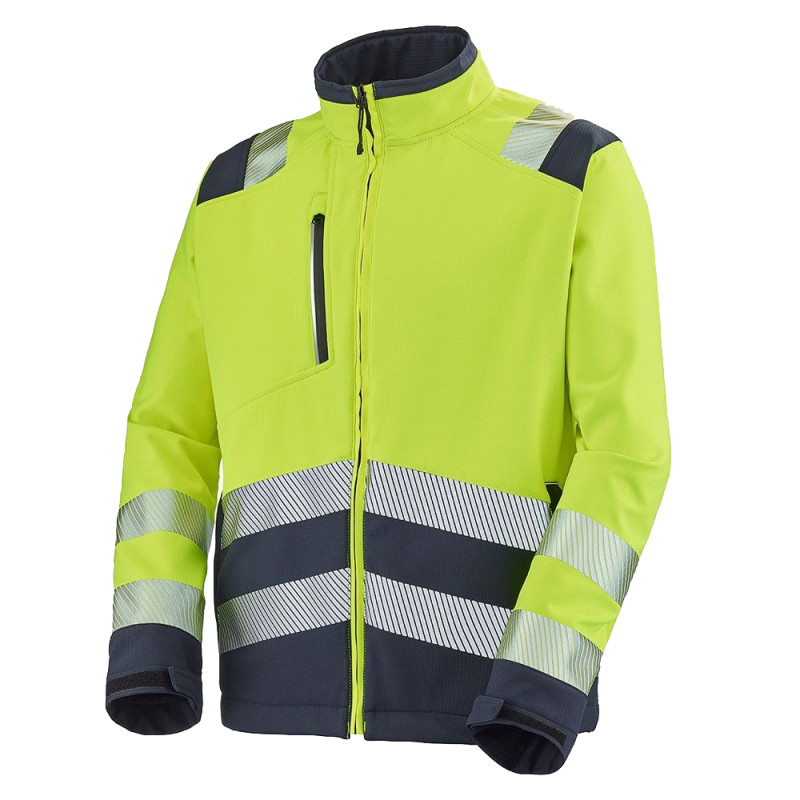 Veste softshell TATRAS HV jaune bleu marine T2XL CEPOVETT 9S023042 727 2XL