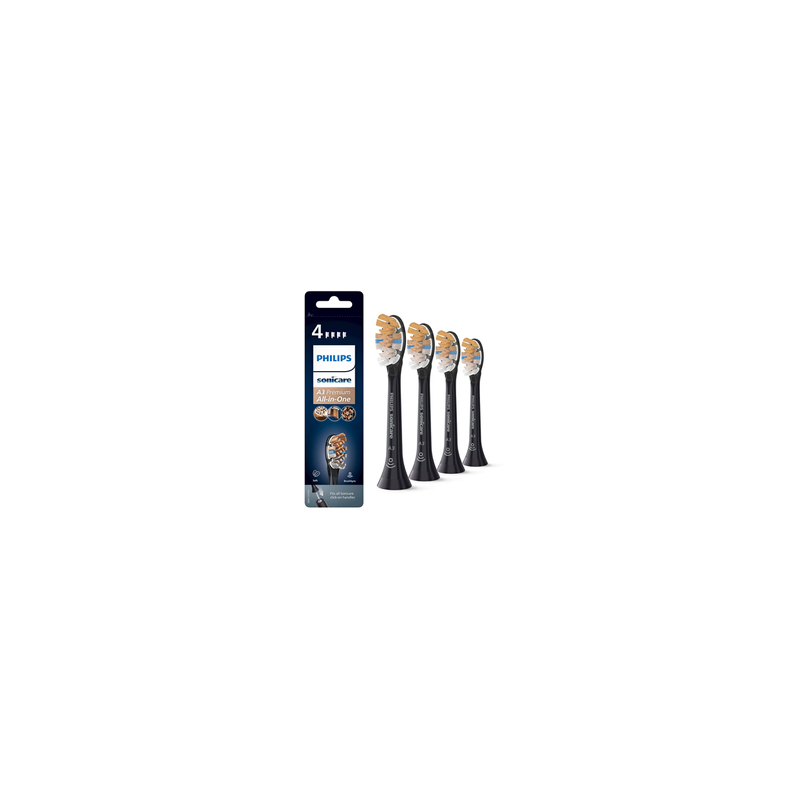 Accessoire dentaire Philips Sonicare HX9094 11 A3 BROSSETTES X4 NOIRES