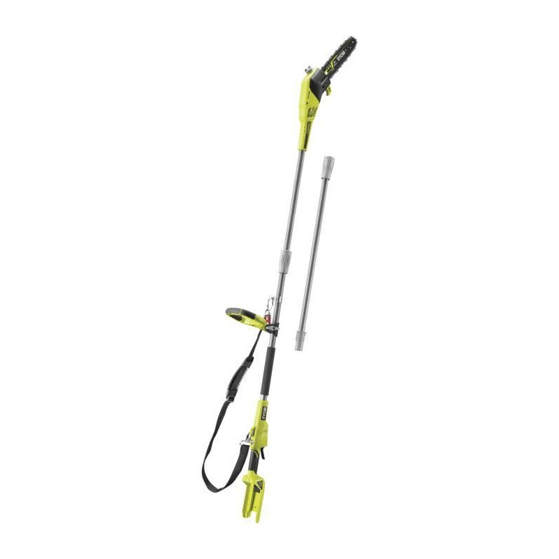 Élagueur sur perche 36V - guide 25 cm - 5,5 m-s - guide incliné 15° - tube télescopique (2,4 - 2,9 m) - Sans batterie ni cha