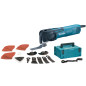 Découpeur ponceur multifonction 320W en coffret MAKPAC 2 + accessoires MAKITA TM3010CX3J