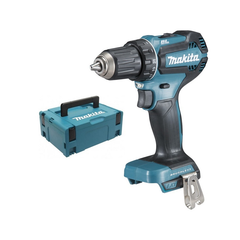 Perceuse visseuse 18V (sans batterie ni chargeur) + coffret Makpac 2 MAKITA DDF485ZJ