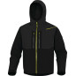 Veste Softshell 3 couches noir jaune TL DELTA PLUS HORT2NJGT