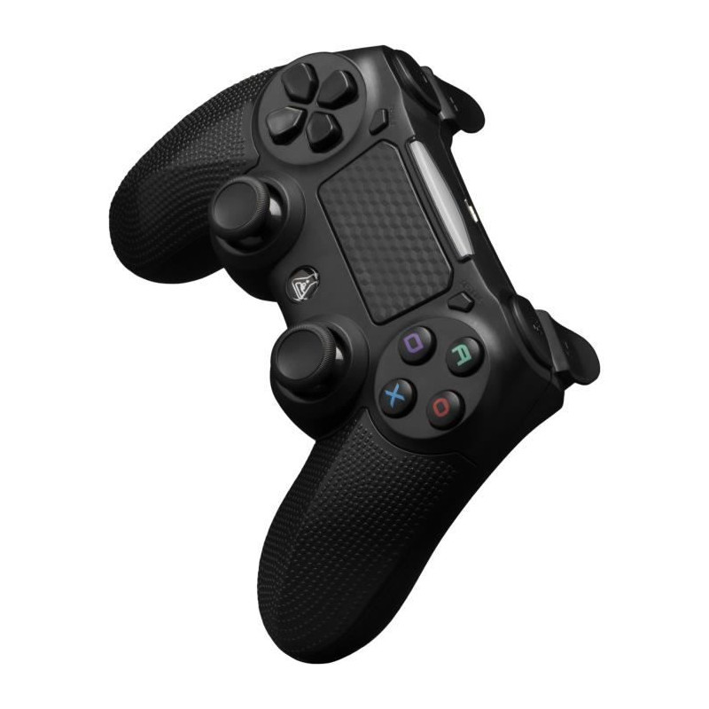 Manette de Jeu PS4 sans fil - K-PAD-THORIUM - Noir - Bluetooth - Batterie Rechargeable Longue Durée - Vibrations intégrées