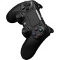 Manette de Jeu PS4 sans fil - K-PAD-THORIUM - Noir - Bluetooth - Batterie Rechargeable Longue Durée - Vibrations intégrées