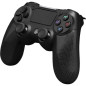 Manette de Jeu PS4 sans fil - K-PAD-THORIUM - Noir - Bluetooth - Batterie Rechargeable Longue Durée - Vibrations intégrées