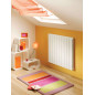 Radiateur à eau chaude FASSANE PREM S double à élément horizontal 1239W ACOVA SHXD 070 104