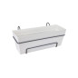 Elho Loft Urban Balconniere Allin1 50 - Blanc - L 49 x B 27 x H 21 cm - Balconextérieur - 100% recyclé