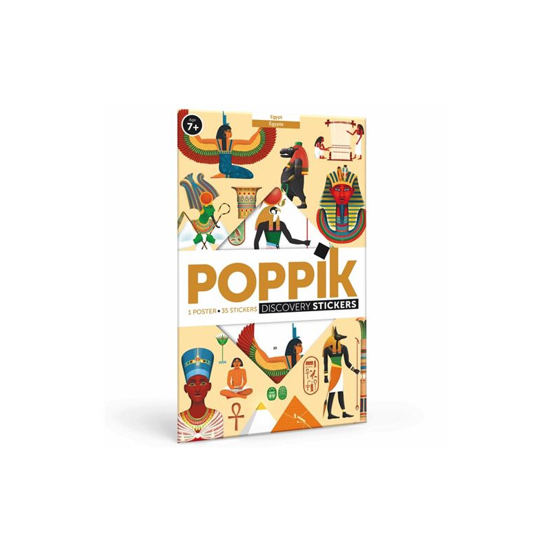 Jeu créatif Poppik Discovery Sticker L Egypte