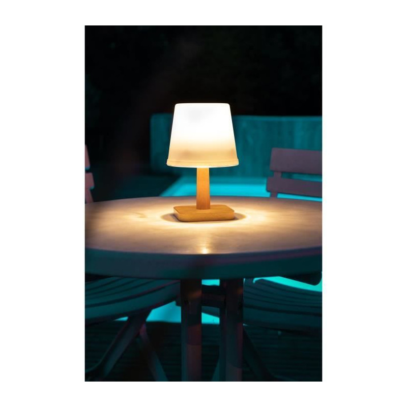 Lampe de table solaire GALIX G4410 - 25 Lumens - H20 cm