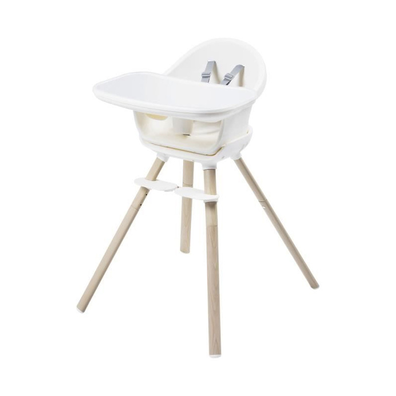 MAXI-COSI Moa Chaise haute bébé évolutive 8 en 1, Chaise haute/Réhausseur/Tabouret/Bureau, De 6 mois a 5 ans, Beyond White2