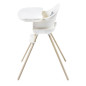 MAXI-COSI Moa Chaise haute bébé évolutive 8 en 1, Chaise haute/Réhausseur/Tabouret/Bureau, De 6 mois a 5 ans, Beyond White2