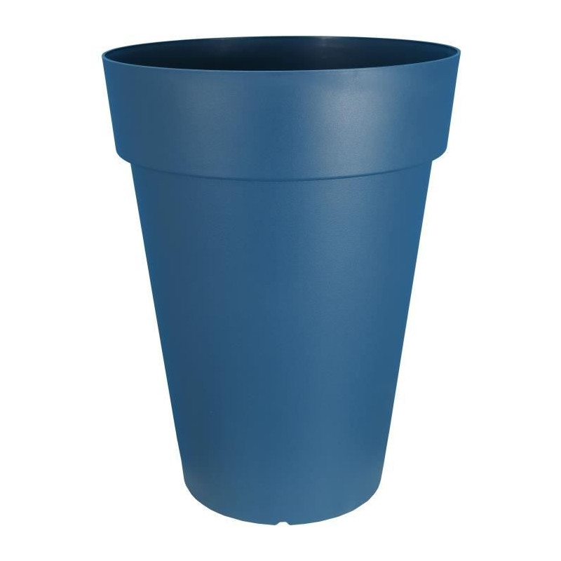 Bac a fleurs RIVIERA SOLEILLA - Plastique - Hauteur 66 cm - Bleu