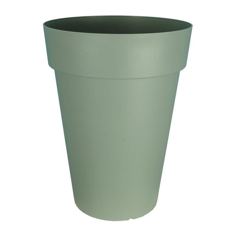 Bac a fleurs RIVIERA SOLEILLA HAUT - Plastique - Hauteur 66 cm - Vert argile