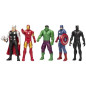 Pack de 5 figurines de 15 cm Marvel, jouets avec 2 accessoires, Avengers Beyond Earth's Mightiest