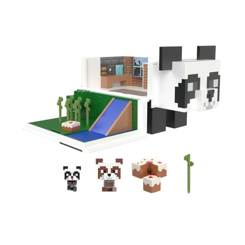 LA MAISON DU PANDA - MATTEL - HLL25 - MINI FIGURINE MINECRAFT