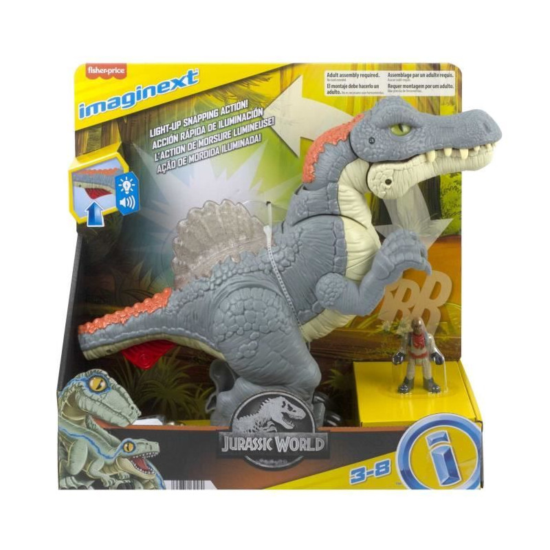 Figurine Imaginext Jurassic World - Spinosaurus Mega Mouvement - Fisher-Price HML41