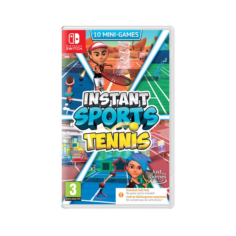 Instant Sports Tennis Code in a box Nintendo Switch