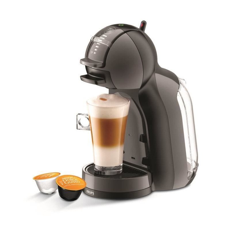 KRUPS Machine a café, Cafetiere capsules multi-boissons, Compacte, Arret automatique, Taille des boissons réglable, Mini Me