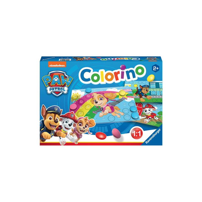 Jeu couleur et forme Ravensburger Colorino Paw Patrol Pat’Patrouille