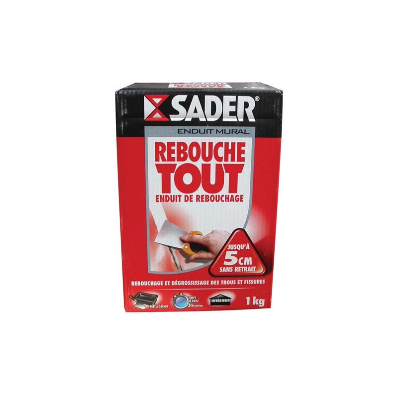 SADER ENDUIT REBOUCHE TOUT POUDRE 1KG SADER SADER - 30121713