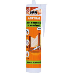 GEB GEB MASTIC ACRYBAT B CART.310ML BLANC GEB - 107050