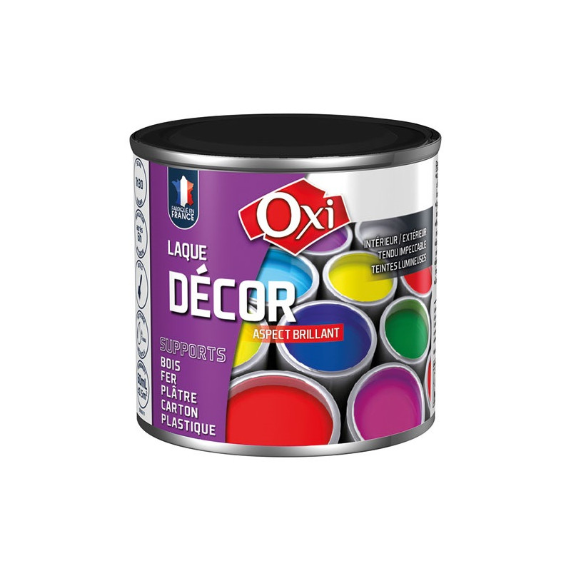 LAQUE DECOR 60ML NOIR OXI - LENJ.60N