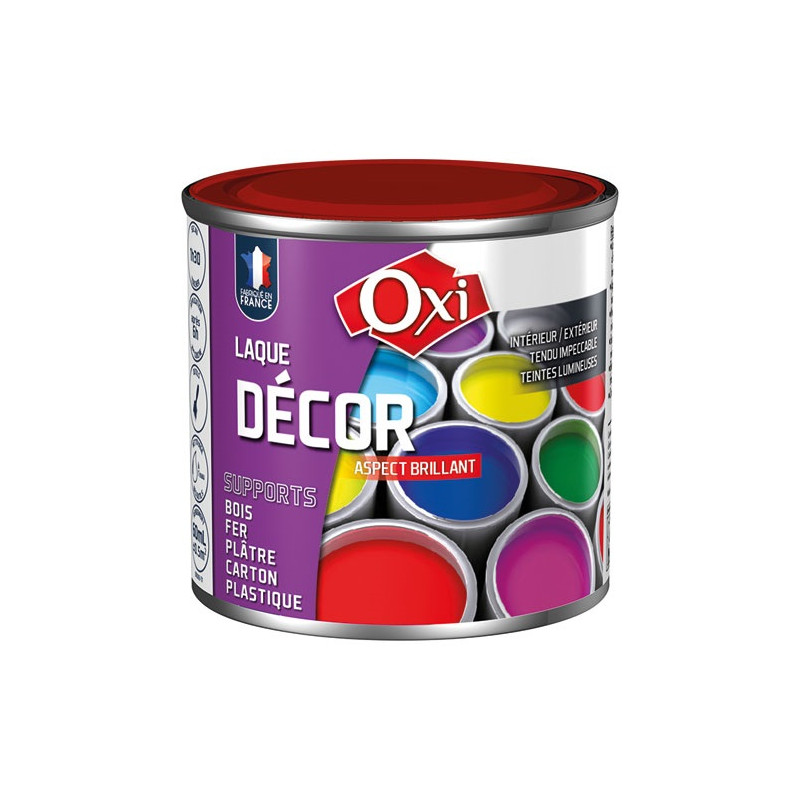 OXI LAQUE DECOR 60ML ROUGE RUBIS OXI - LENJ.60RR