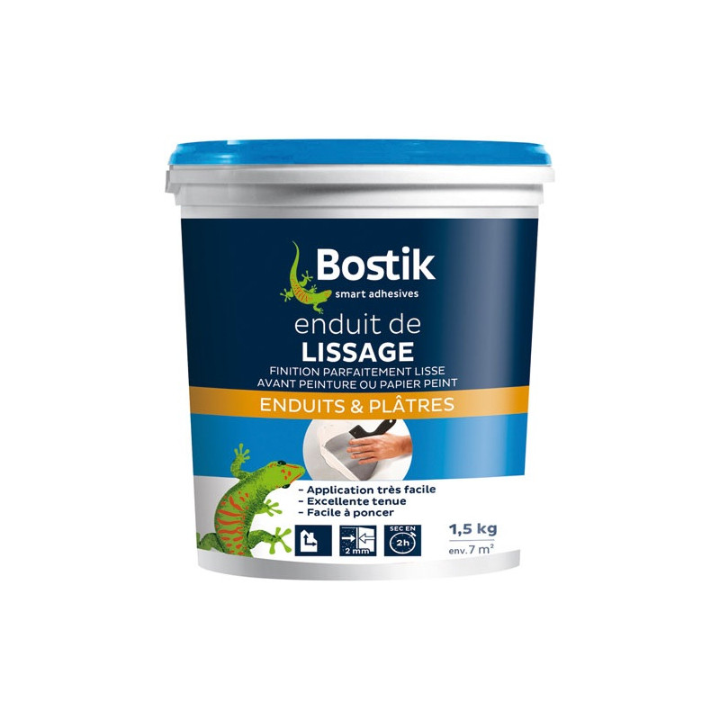 BOSTIK ENDUIT LISSAGE PATE 1.5KG BOSTIK BOSTIK - 30604193