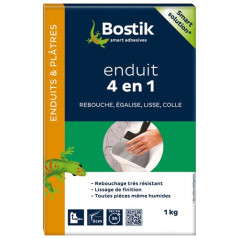 BOSTIK ENDUIT 4EN1 M.USAGES POUDRE  1KG BOSTI BOSTIK - 30604207