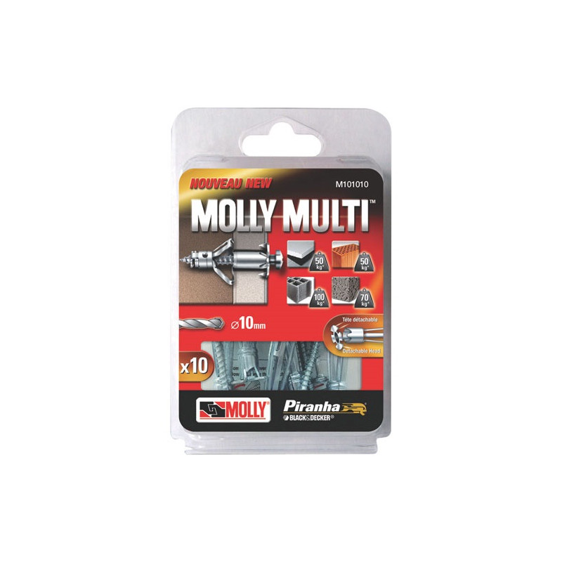 MOLLY CHEVILLE MOLLY MULTI 5X60 VISBL10 MOLLY - M101010