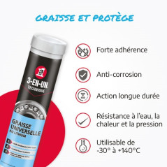 3-EN-UN GRAISSE UNIVERSELLE AU LITHIUM   C400G 3-EN-UN - 33094/10