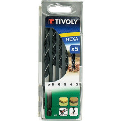 TIVOLY FORETS BOIS HEXAGONAUX COFFRET DE 5 TIVOLY - 10803770001