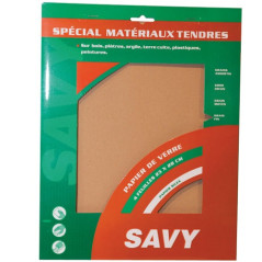 SAVY PAPIER VERRE SAVY FIN  X4            A SAVY - 2910002