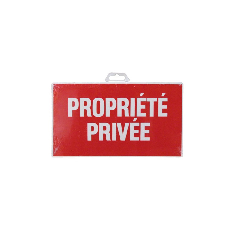 NOVAP PLAQUE 330X200 PROPRIETE PRIVEE     SC NOVAP - 4160481