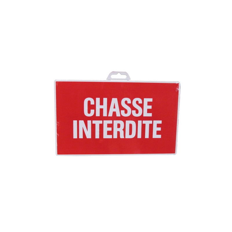 NOVAP PLAQUE 330X200 CHASSE INTERDITE     SC NOVAP - 4160122