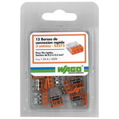 WAGO BORNE MINI WAGO 3E X15 SC WAGO - 121445