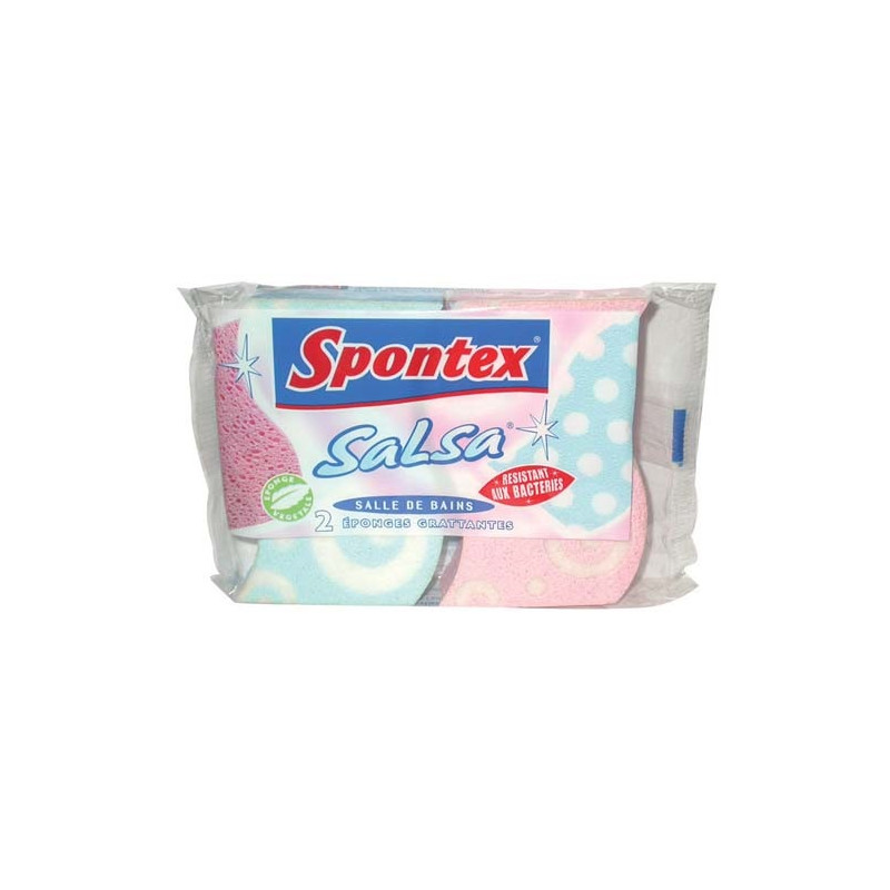 SPONTEX EPONGE GRATTANTE S/DE BAINS X2 SALSA SPONTEX - 305522